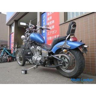 Honda Steed 400 long fork 400cc 1998 model 10.431 km blue metallic! American motorcycle