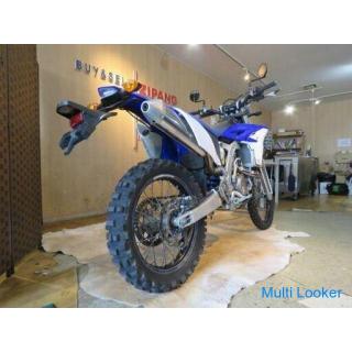 Public road racer! YAMAHA WR450F DJ03 2013 Blue 450cc Motocross Off-Road Beautiful Motorbike!
