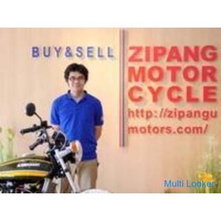 It is a motorcycle purchase specialty store Zipangu Motorcycle! People who like motorcycles get toge