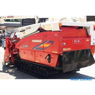 Yanmar Combine 4-row cutting GC451 51 horsepower Automatic horizontal Glen tank Round handle divider