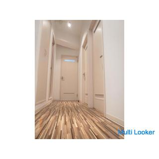 [Tokyo F & F Guest House Nihonbashi Kayabacho] A good location, a 2-minute walk from Kayabacho S