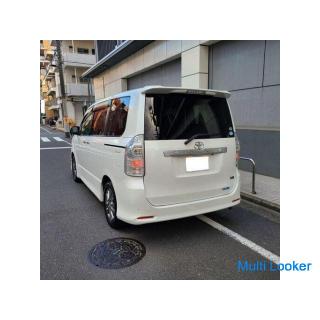 Toyota Voxy ZS Glitter genuine 8-inch HDD navigation & full-segment TV & flip-down monitor c