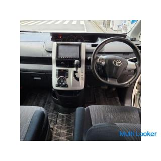 Toyota Voxy ZS Glitter genuine 8-inch HDD navigation & full-segment TV & flip-down monitor c