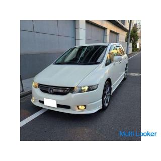 Honda Odyssey Absolute Full Leather Seat Genuine HDD Navigation & Color Back Camera Genuine Aero