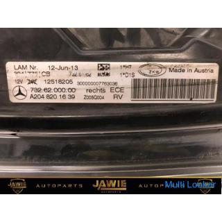 HEADLIGHT RIGHT MERCEDES GLK-CLASS 350 CDI