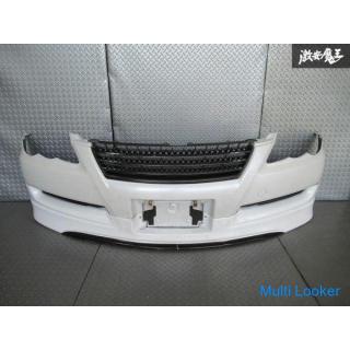 Toyota genuine GRX120 Mark X previous term front bumper 52119-22A00 White Pearl with external FRP li