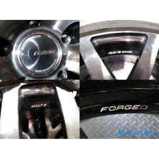 RAYS WALTZ FORGED S7 Forged Lightweight 19 inch 8J 9J +43 +36 PCD114.3 5 Hole Crown Mark X Alphard