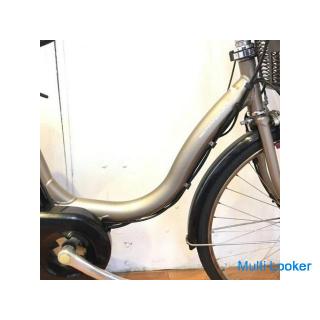 Electric Bicycle Mamachari YAMAHA PAS Natura Ash Gold 24 inch 8Ah Front and Rear Tires New! [With ne