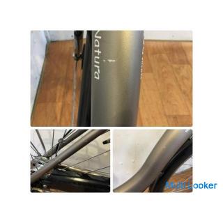 Electric Bicycle Mamachari YAMAHA PAS Natura Ash Gold 24 inch 8Ah Front and Rear Tires New! [With ne