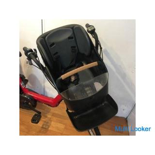 Electric bicycle Carrying children YAMAHA Pasquis Ethnic Red Front 22 x Rear 26 inches 8Ah Used chil