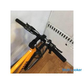 Electric Bicycle Sports YAMAHA PAS BRACE Sonic Orange Large Capacity Battery 12Ah With New Wire Lock