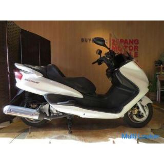 YAMAHA MAJESTY BA-SG03J 250cc 29.748 km. White production!