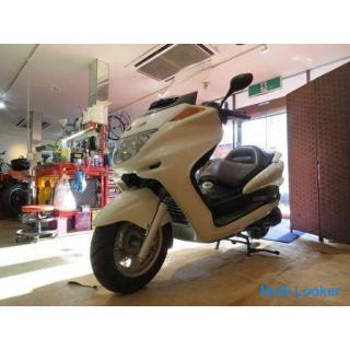 YAMAHA MAJESTY BA-SG03J 250cc 29.748 km. White production!
