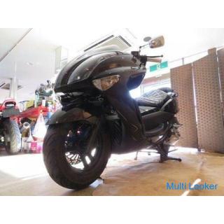 Yamaha Majesty 250 JBK-SG20J Black 25.060 km. 250cc External muffler production! Big scooter