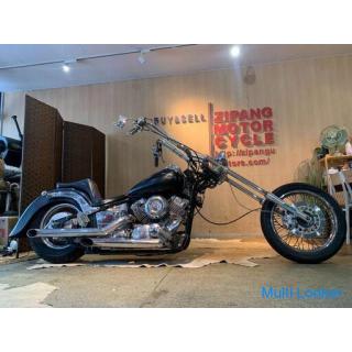 Yamaha Dragstar 400 400cc American Full Custom Rare Super Long Fork with Documents Name Changeable
