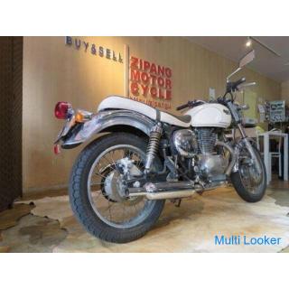 KAWASAKI ESTRELLA BJ-250A 250cc 3968 km. 2002 white motorcycle