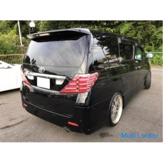 We handle original auto loans! No matter what the past ♪ Black OK ♪ Toyota Alphard 240S 21 inches ♪ 