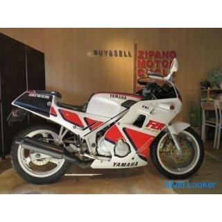 YAMAHA FZR250 2KR 250cc 19.314 km. White! Racer replica self-responsibility