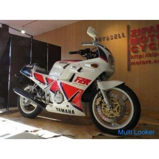 YAMAHA FZR250 2KR 250cc 19.314 km. White! Racer replica self-responsibility