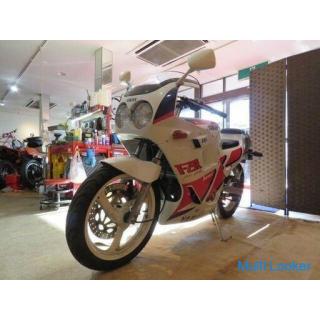 YAMAHA FZR250 2KR 250cc 19.314 km. White! Racer replica self-responsibility