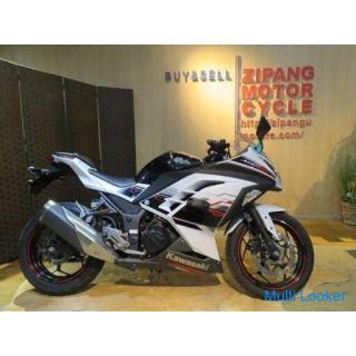 KAWASAKI NINJA 250 JBK-EX250L 250cc 2014 4327 km Pearl White