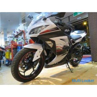 KAWASAKI NINJA 250 JBK-EX250L 250cc 2014 4327 km Pearl White