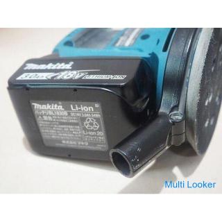 [Tomakomai Banana] Makita BO180DRF Rechargeable Random Orbit Sander Compact, low center of gravity b