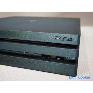 [Tomakomai Banana] SONY CUH-7200BB01 PlayStation 4 Pro 1TB Jet Black Operation OK ♪