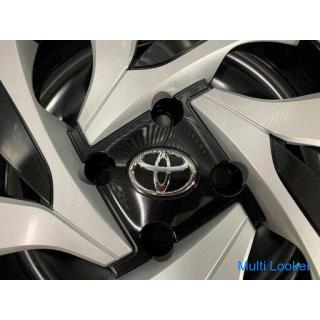 Toyota ★ New car removed 2021 delivery Aqua genuine Style Black wheel 15 x 5.5J 4H PCD 100 +45 with 