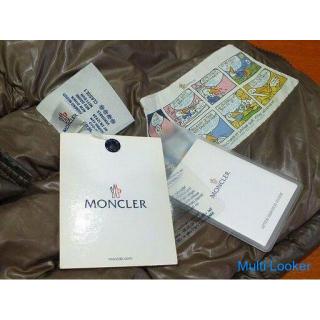 [Tomakomai Banana] Moncler Down Jacket FEDOR / Fedor Khaki Size 2 Men's Good Condition ♪