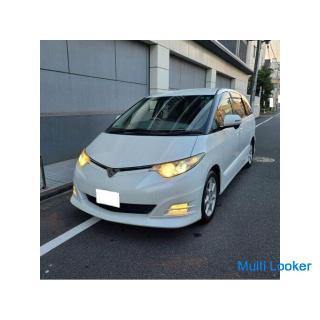 2007 Toyota Estima 2.4 Aeras G Edition Genuine HDD Navigation & Full Seg TV & Flip Down Moni