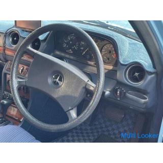 Mercedes Benz W123 230E Fine! Good degree! Western Car China Blue Old Car Youngtimer Surf Trip