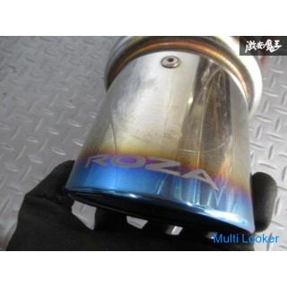 ROZA MH21S Wagon R previous term K6A turbo stainless steel rear piece muffler