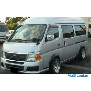 2010 Nissan Caravan Super Long HR External 15 inch A / W lowdown over fender ETC SD Navi Dora Reco