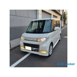 Daihatsu Tanto Custom RS Turbo Left Power Slide External HDD Navigation & Full Seg TV Genuine Ae
