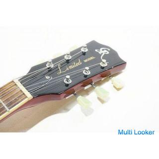 GRASS ROOTS Electric Guitar Mini Size G-LPS-MINI Cherry Sunburst Used Performance OK Pegs have been 