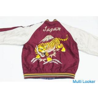 Current product TAILOR Toyo TT11591 Reversible Sukajan M size Tiger x Red Eagle Satin