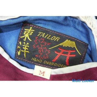 Current product TAILOR Toyo TT11591 Reversible Sukajan M size Tiger x Red Eagle Satin