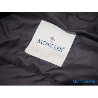 Cleaned MONCLER  Down Vest DUPRES GILET Size 3 G32-003 Black USED