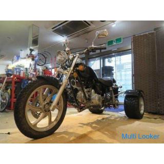 MOTOR CYCLE ZHM-3L Chinese Trike Motorcycle 110cc 50km Magna Style Black Parts Picking Parts