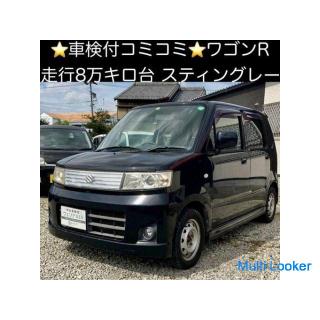 ★ Smart Key ★ Popular Stingray ★ 2007 Suzuki Wagon R Stingray X (MH22S) 86.000km - Black