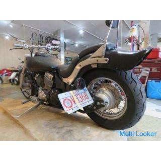YAMAHA DRAG STAR DS400 18.528 km. Black! Custom American motorcycle!
