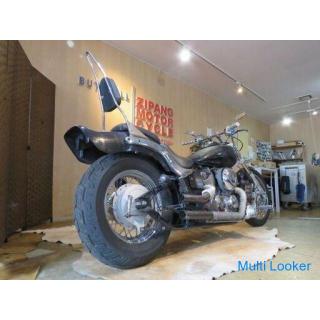 YAMAHA DRAG STAR DS400 18.528 km. Black! Custom American motorcycle!