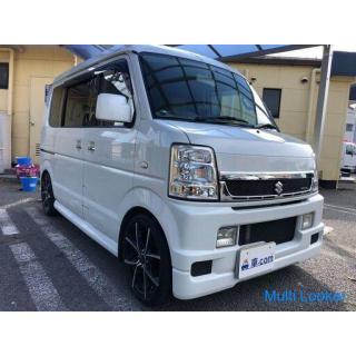 [Own loan, nationwide support] Suzuki Every Wagon 660 PZ Turbo Special High Roof Navi, Full Seg, ETC