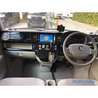 [Own loan, nationwide support] Suzuki Every Wagon 660 PZ Turbo Special High Roof Navi, Full Seg, ETC