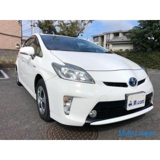 [Own loan, nationwide support] Toyota Prius 1.8G Navi, Full Seg, ETC, Half Leather, Push Start, Smar