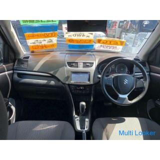 [Own loan, nationwide] Suzuki Swift XL 4WD, navigation, full segment, ETC, smart key, push start, ex