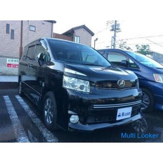 [Own loan, nationwide] Toyota Voxy 2.0ZS Glitter Navi, Full Seg TV, Back camera, Power slide doors o