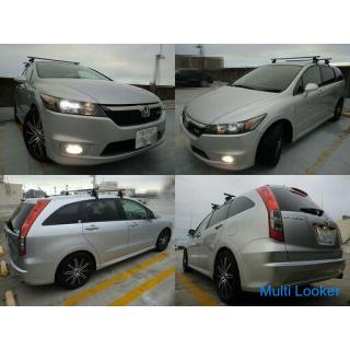 Honda Stream RS-Z 7-seater sports wagon  Non-smoking Internavi