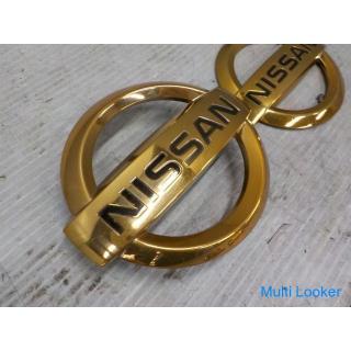 2008 Nissan Serena C25 genuine gold emblem 8-piece set Nissan logo large and small SERENA